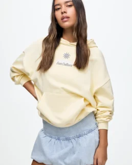 Women's Sun Culture Hoodie Front - Trendy Leather Jackets