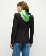 Women’s Seattle Seahawks Black Blazer Back