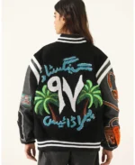 97 Rastah Paradise Varsity Jacket Female - Trendy Leather Jackets