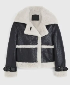 Arlo Shearling Leather Jacket - Trendy Leather Jackets
