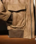 Brunello Cucinelli Aviator Jacket Pocket - Trendy Leather Jackets