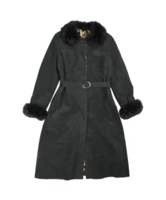 Leopard Print Lined Afghan Coat - Trendy Leather Jackets