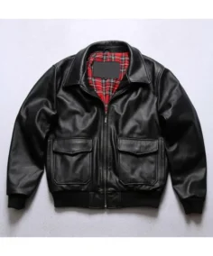 Men's Classic A-2 Aviator Bomber Jacket - Trendy Leather Jackets