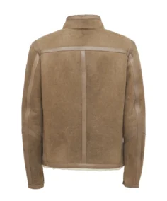 Men’s Madtom Brown Leather Jacket Back - Trendy Leather Jackets