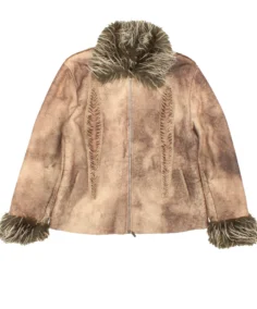 Pleat Detail Afghan Coat - Trendy Leather Jackets