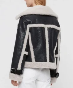 Shop The Arlo Shearling Leather Jacket - Trendy Leather Jackets