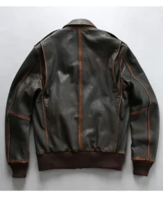 Shop The Men's Washed Goatskin A2 Flight Jacket - Trendy Leather Jackets