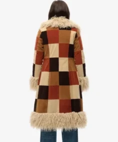 Shop The Patchwork Brown Afghan Long Coat - Trendy Leather Jackets