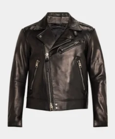 Tom Ford Nappa Grain Leather Asymmetric Biker Jacket - Trendy Leather Jackets