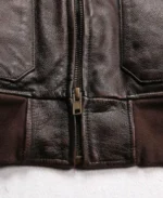 U.S.A G-1 Classic Air Force Leather Bomber Jacket Zipper - Trendy Leather Jackets