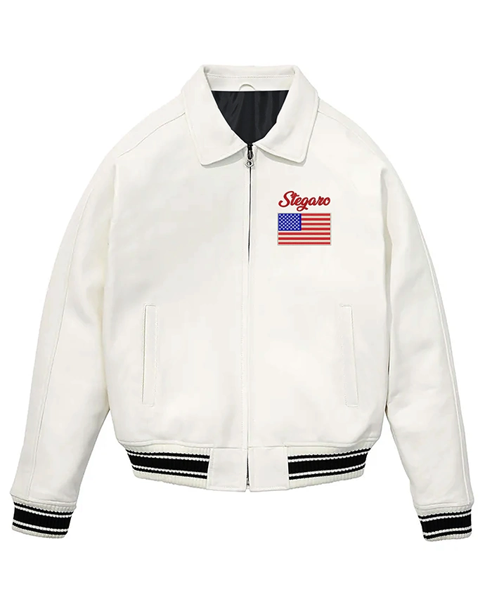 United-America-Map-Leather-Jacket.webp Stegaro United America Flag Leather Jacket - Image 1