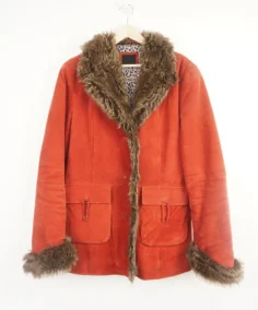 Women's Red Afghan Jacket - Trendy Leather Jackets