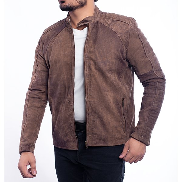 Williams Classic Brown Biker Jacket Williams Classic Brown Biker Jacket - Trendy Leather Jackets