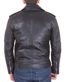 Shop The Men’s Black Leather Biker Jacket