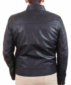 Shop The Justin Men’s Stylish Black Leather Jacket - Trendy Leather Jackets