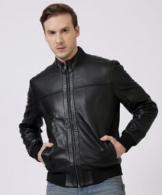 Jack Black Bomber Leather Jacket