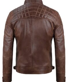 ShopThe Chocolate Brown Cafe Racer Motorcycle Jacket - Trendy Leather Jackets
