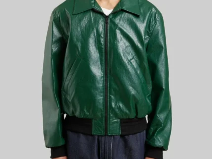 Black Friday &Amp; Cyber Monday Jackets Deals 2024 6 Donald Men’s Distressed Green Bomber Leather Jacket