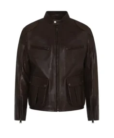 Men Classic Cafe Racer Leather Jacket - Trendy Leather jackets