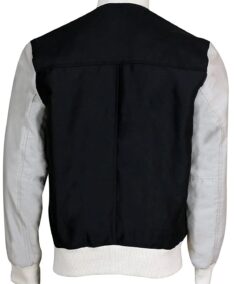 Men’s Black and Grey Varsity Jacket