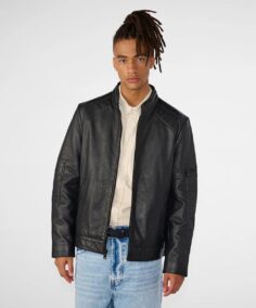 Men’s Black Classic Leather Jacket - Trendy Leather Jackets