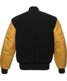 Men’s Black Varsity Jacket - Trendy Leather Jackets