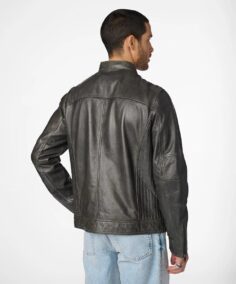 Shop The Men’s Bold Black Leather Biker Jacket - Trendy Leather Jackets