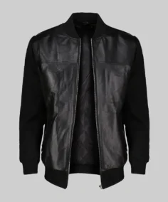 Men’s Classic Dre Leather Jacket Front - Trendy Leather Jackets