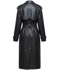 Shop The Women Trendy Fashion Black Leather Trench Coat - Trendy Leather Jackets