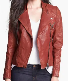 Women’s Biker Leather Jacket