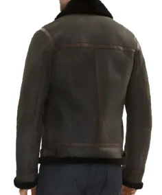Shop The Alberto Men’s Brown B-6 Bomber Leather Jacket