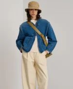 Shop The Soeur Blue Agatha Jacket - Trendy Leather Jackets