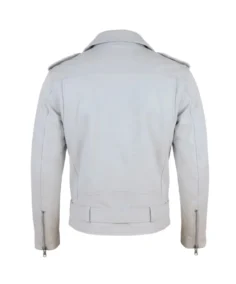 Shop The White Biker Protective Jacket - Trendy Leather Jackets