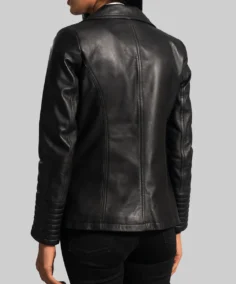 Shop The Black Women Leather Blazer - Trendy Leather Jackets