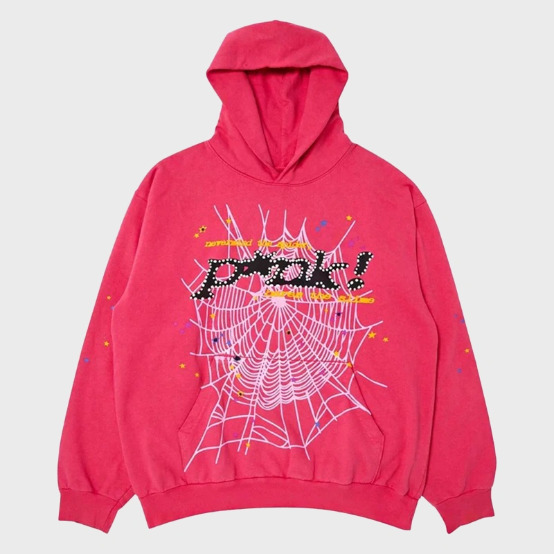 Spider-Pink-Hoodie-1.Webp Pink Spider Hoodie - Image 1