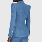 Nora Blue Denim Blazer - Image 3