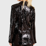 Olivia Sequin Black  Blazer - Image 2