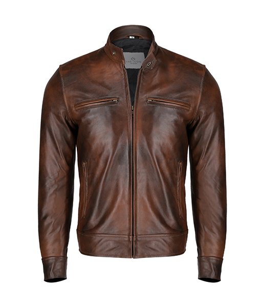 Us211228-06_Brown_1.Jpg Jeremy Distressed Brown Leather Moto Jacket - Image 1