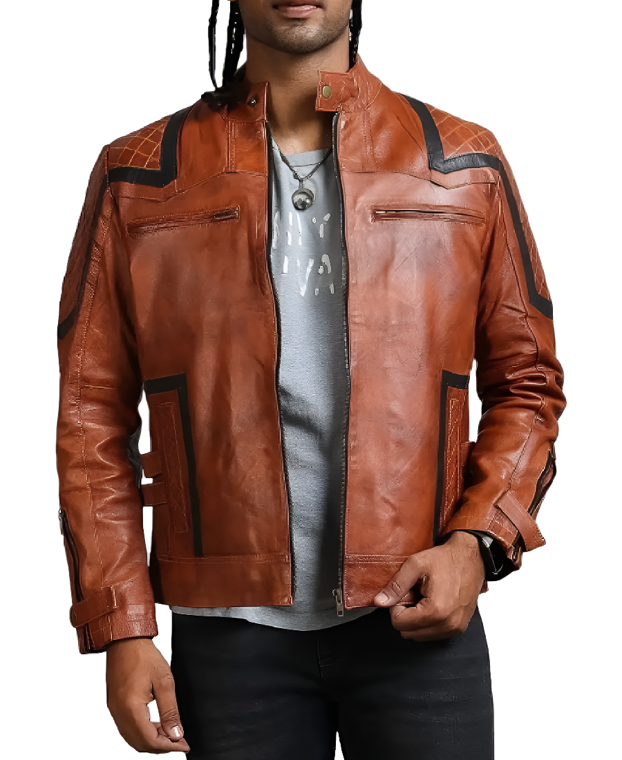 Vintage Brown Biker Jacket Vintage Brown Biker Jacket