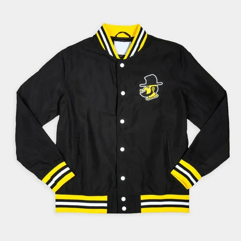 App-State-Mountaineers-Bomber-Jacket.jpg App State Mountaineers Retro Logo Bomber Jacket - Image 1