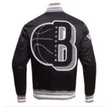 Brooklyn Nets Mashup Classic Satin Jacket - Image 2