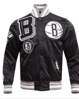Brooklyn Nets Mashup Classic Satin Jacket