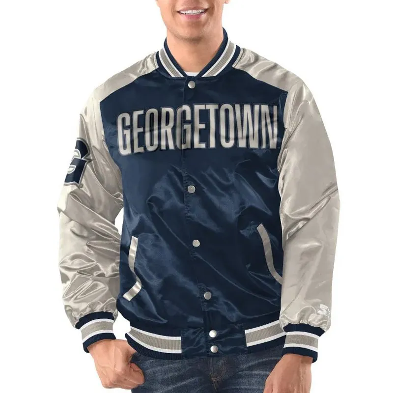 Georgetown-Hoyas-Renegade-Jacket.jpg Renegade Georgetown Hoyas Satin Jacket - Image 1