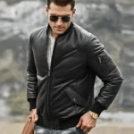 Men’s Genuine Leather Bomber Jacket | Austin Jacket - Image 2