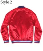 LA Clippers Bomber Red Jacket - Image 4