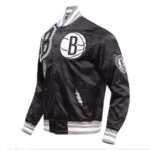 Brooklyn Nets Mashup Classic Satin Jacket - Image 3