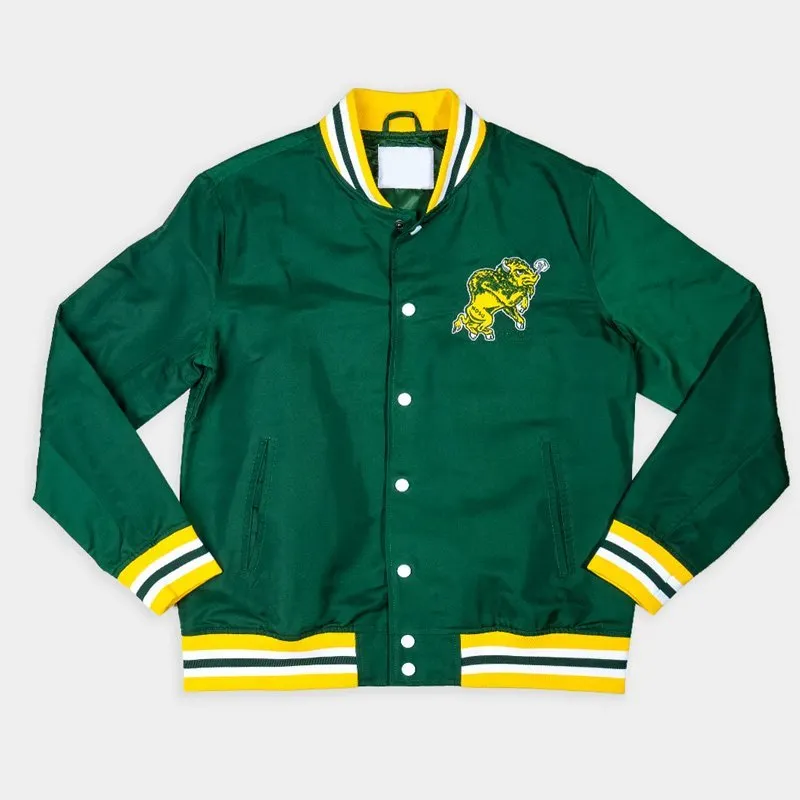North-Dakota-State-Bison-Jacket.jpg North Dakota State Bison Retro Ndsu Bomber Jacket - Image 1