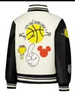 Mickey Mouse Basketball Varsity Jacket - Image 2