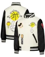 Mickey Mouse Basketball Varsity Jacket - Image 3