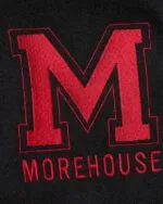 Morehouse Maroon Tigers Homecoming Black Varsity Jacket - Image 3